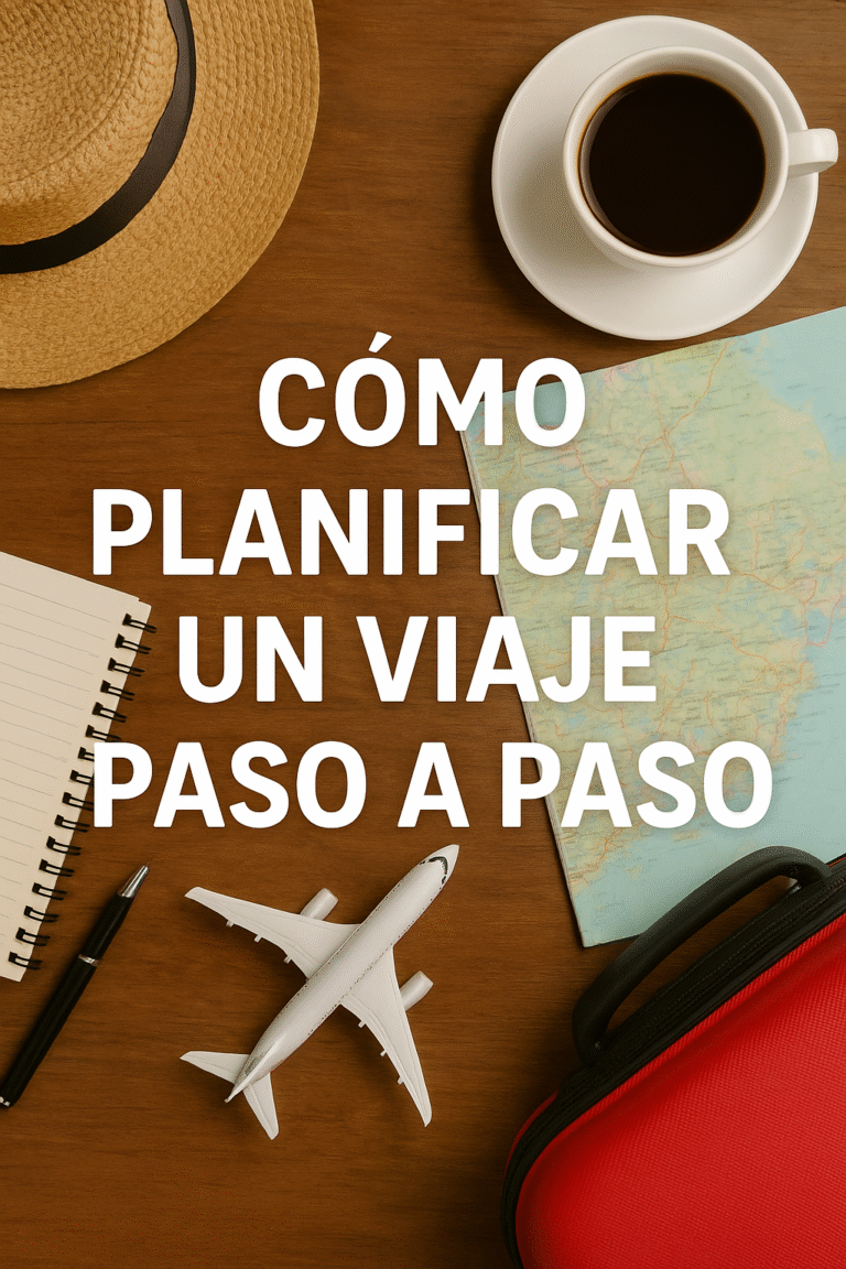 como planificar un viaje