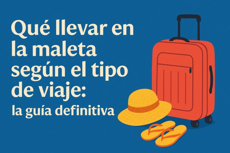 que llevar en la maleta